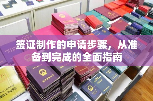 尉氏签证制作的申请步骤，从准备到完成的全面指南