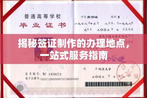尉氏揭秘签证制作的办理地点，一站式服务指南