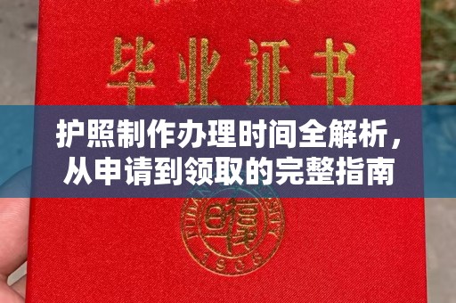 尉氏护照制作办理时间全解析，从申请到领取的完整指南